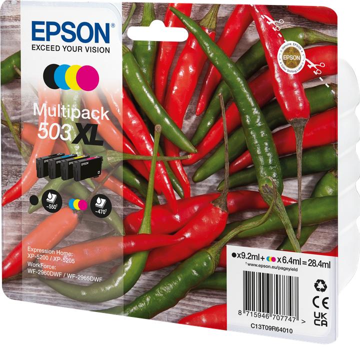 Produktbild Epson 503XL Multipack (BK, C, M, Y)