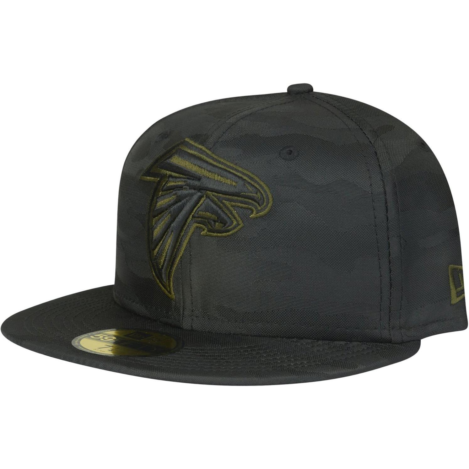 New Era, Herren, Cap, 59Fifty Fitted Cap - NFL Atlanta Falcons - 7 3/8, Schwarz, (7 3/8)