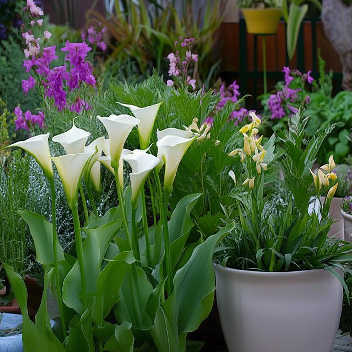 Actual product image Plant in a Box Zantedeschia - Calla (30 cm)