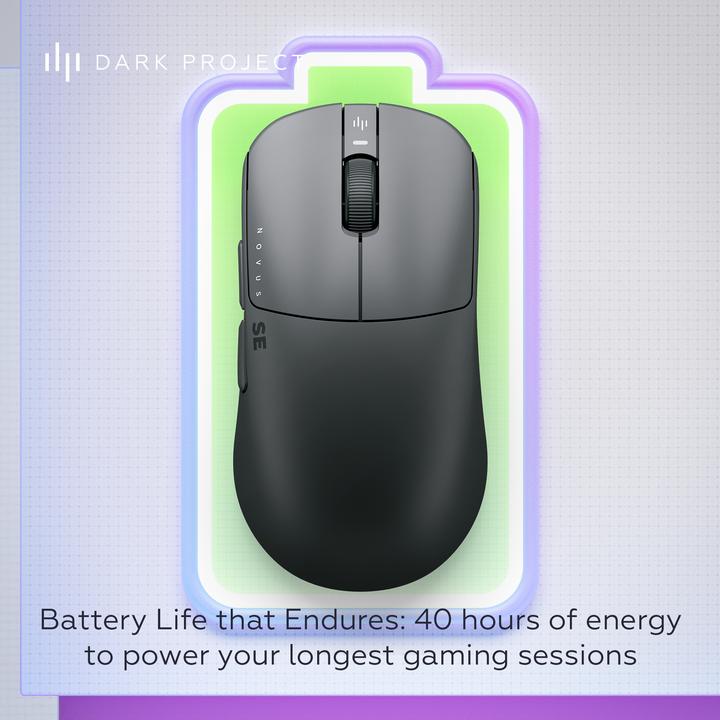 Actual product image Dark Project - Novus SE Black (Wireless, Cable)