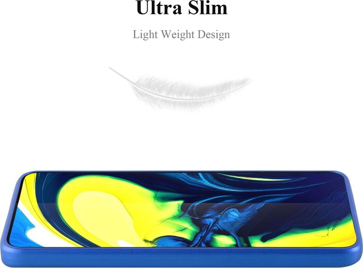 Actual product image Cadorabo TPU Matt Metallic Cover (Samsung Galaxy A80)