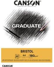 Actual product image Canson GRADUATE BRISTOL study pad, DIN A5 (A5, Plain, Soft cover)