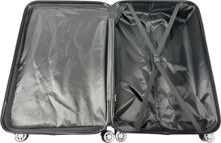Produktbild HTI-Living Kofferset 2-teilig High Level Silber (74 l)