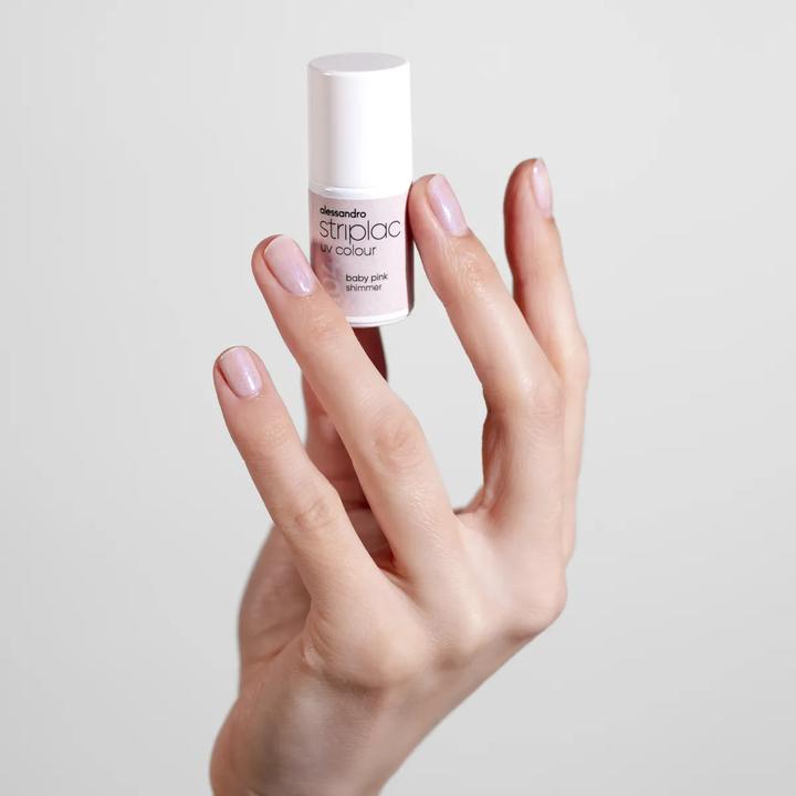 Actual product image Alessandro ALESSAN Striplac UV Colour Bab Pin 6.5ml (baby pink, UV gel varnish)