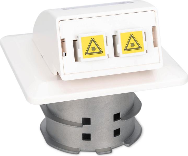Immagine prodotto Digitus Scatola di connessione a incasso per fibra ottica per accoppiamenti SC e LC (Accessori di rete)