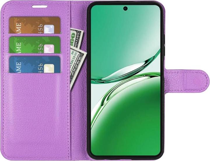 Actual product image Cover-Discount OPPO Reno12 F 5G - Leather Case Cover (Oppo Reno12)