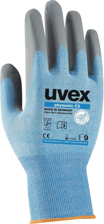 Actual product image Uvex Safety Cut protection glove phynomic C5 size 8 (8)