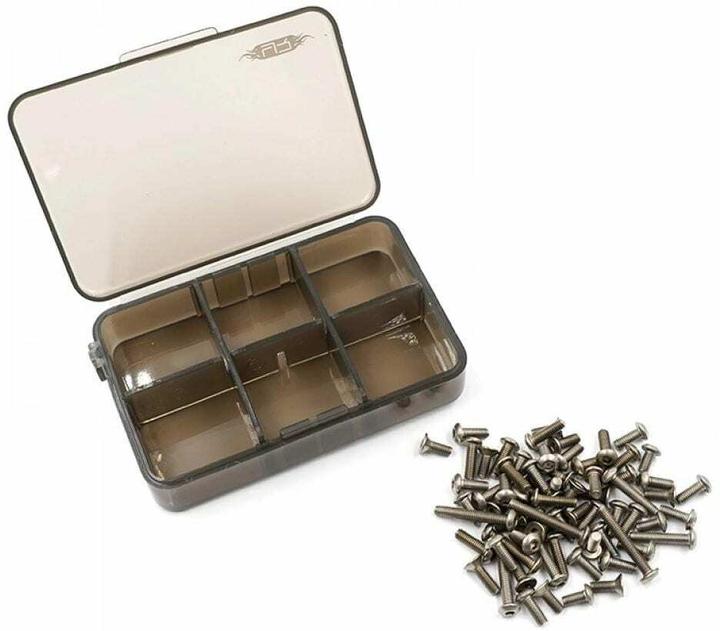 Produktbild Yeah Racing Schraubenbox Titanium Tamiya M08, Schraubenkopf