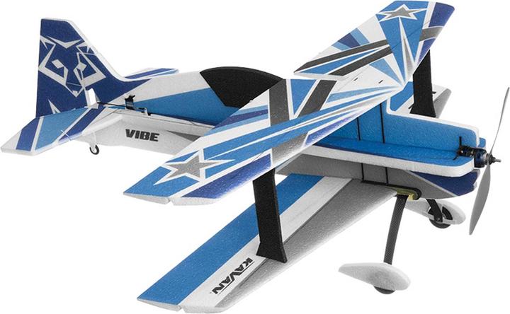 Kavan VIBE Blau 3D-Kunstflug-Park-Flyer Doppeldecker aus EPP (Voltige)