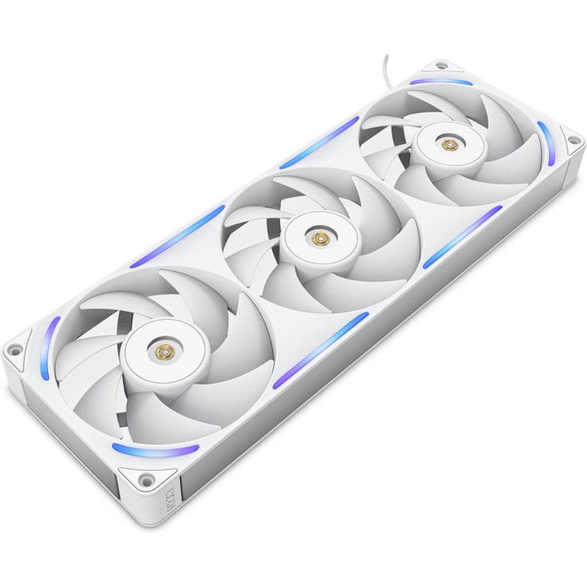 NZXT F360X Performance RGB White (120 mm, 1 x), PC Lüfter, Weiss