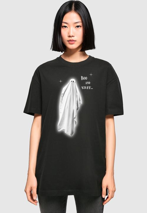Produktbild Merchcode Ladies Halloween - Boo And Stuff Tee - 175601 (M)