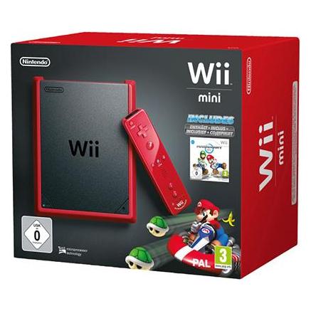 Nintendo Wii mini, schwarz/rot, inkl. Mario Kart -D/F- - Digitec