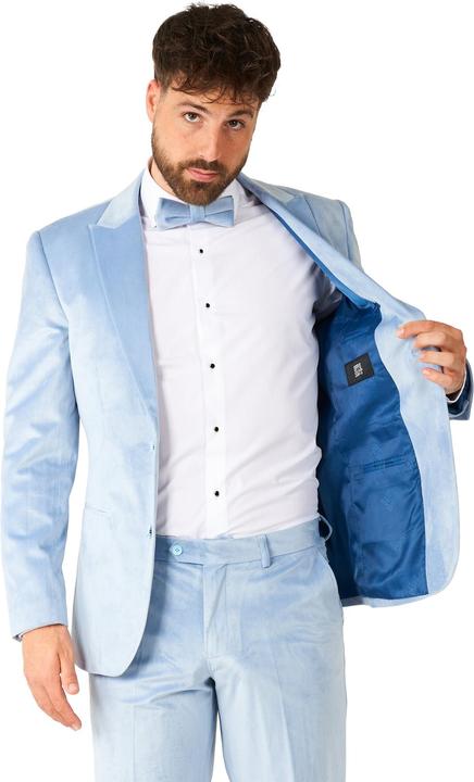 Produktbild OppoSuits Vintage Blue Velvet Deluxe Samtanzug (60)