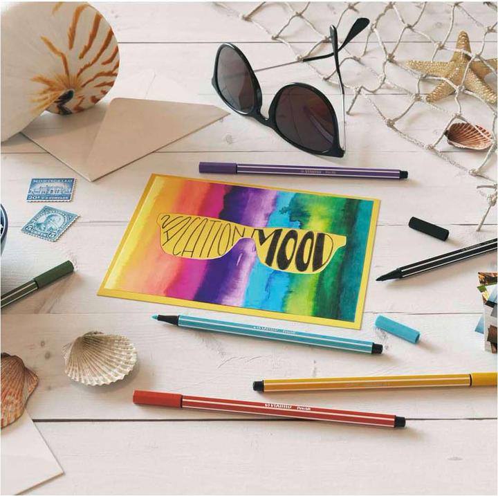 Productafbeelding STABILO Pen 68 Premium viltstift (Citroengeel, 1 x)