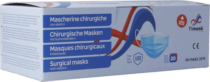Image du produit Timask Masque médical jetable type IIR couleur camouflage (Classe de protection 1, 20 x)