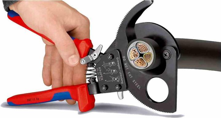 Productafbeelding Knipex Kabelschaar (ratelprincipe) 95 31 250 (250 mm)
