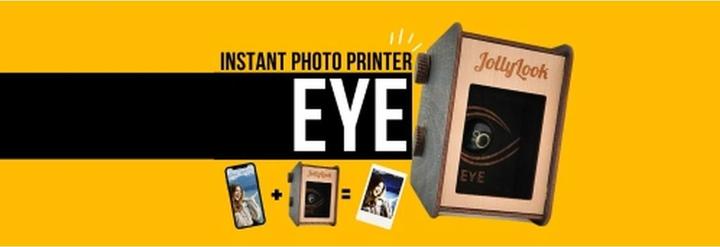 Produktbild Jollylook Eye: The Smartphone Instant Photo Printer Wood D (JLK025) (Thermodirekt, Farbe)