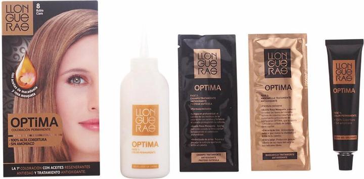 Image du produit Llongueras OPTIMA couleur de cheveux #8-blond clair (8 Blond clair)