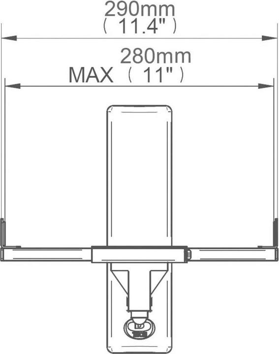 Actual product image b-tech Bt77 (1 pair, Wall installation, Pivoting)