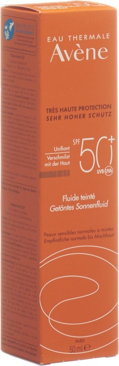 Produktbild Avène Tinted Fluid (Sonnenlotion, SPF 50+, 50 ml, 97 g)