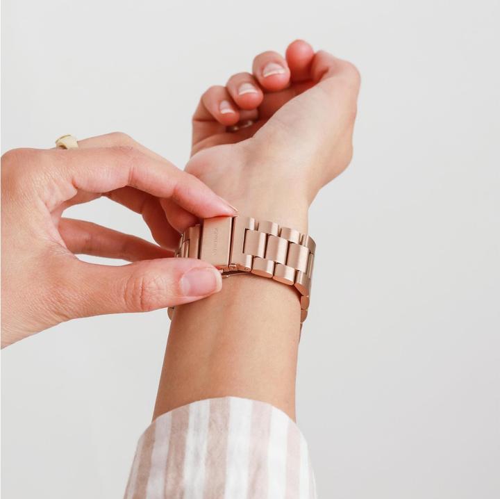 Actual product image Vonmählen Gliederarmband 2 für Apple Watch 40/41/rosegold (316L stainless steel)