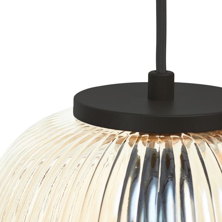 Productafbeelding Brilliant Hanglamp Kaizen 3 lampen ambre-ambre/noir mat (E27)