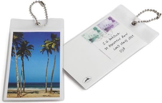 Monkey Business Étiquette à bagages Postcard, Beach (Cadenas + étiquette pour bagage)
