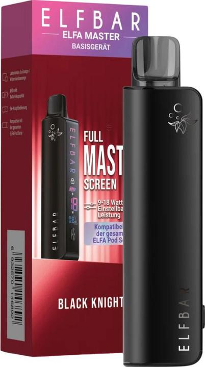 Actual product image Elfbar ELFA - Master Pod System Black Knight