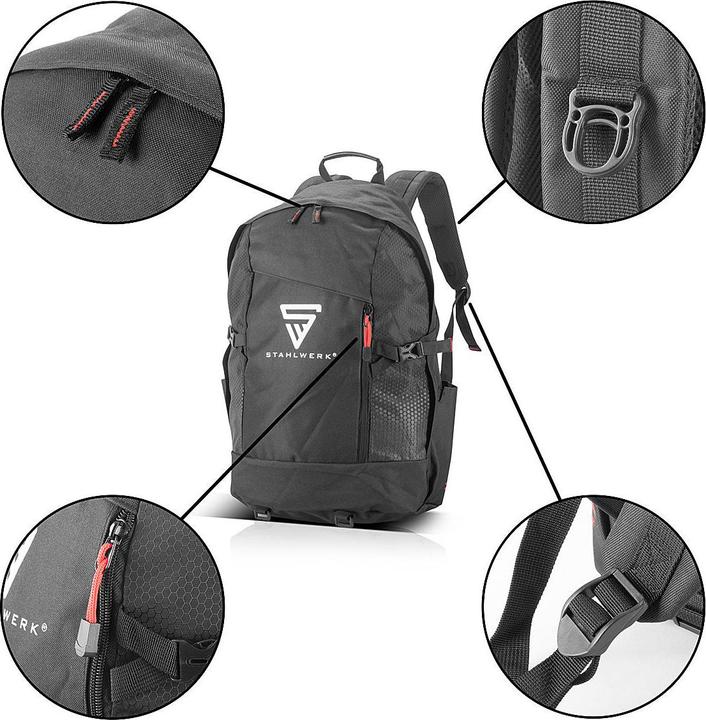 Immagine prodotto Stahlwerk Zaino da trekking leggero 35 litri Zaino da trekking Outdoor (35 l)