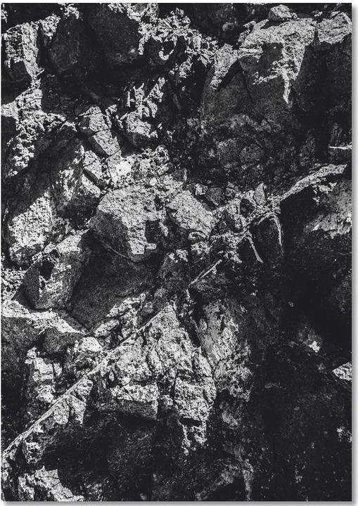 Produktbild Juniqe Rock Pattern 1 - Natur (A4, Gepunktet)
