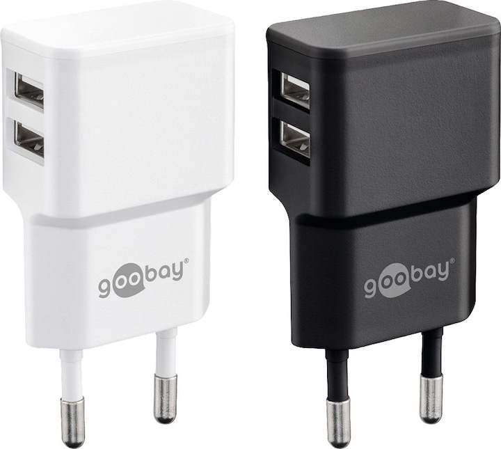 Produktbild Goobay Ladegerät 2x USB A (12 W)