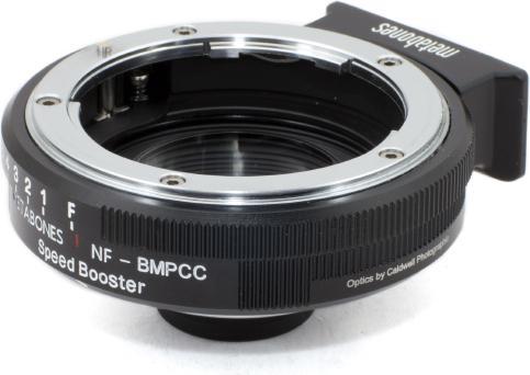 Image du produit Metabones Speed Booster Nikon G sur Blackmagic BMPCC MFT