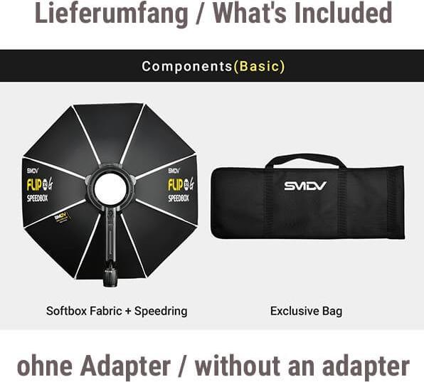 Actual product image SMDV Speedbox Flip32G (Soft boxes, 80 cm)