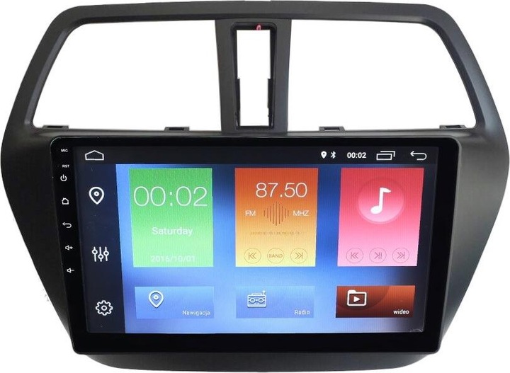 Actual product image No Name RADIO GPS NAVIGATION SUZUKI SX4 S-CROSS 2013+ ANDROID (9")