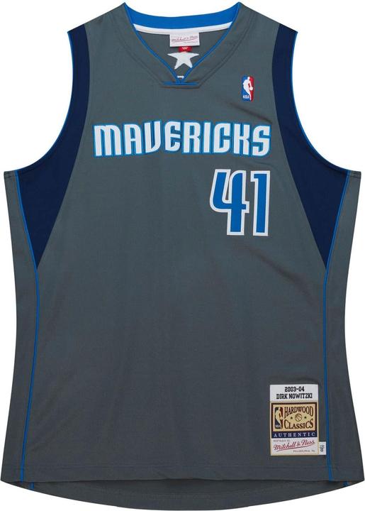 Actual product image Mitchell & Ness Dirk Nowitzki Dallas Mavericks Authentic Swingman Jersey (M)