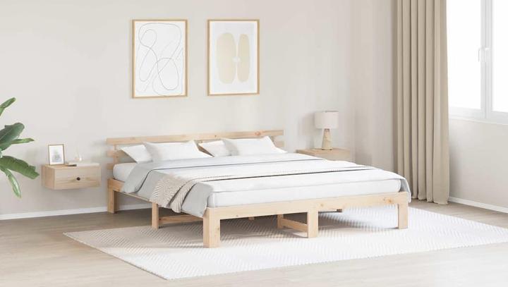 Actual product image vidaXL Moderner Bettrahmen (200 x 200 cm)