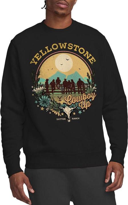 Immagine prodotto Yellowstone Cowboy Up Felpa Adulto Unisex (L)