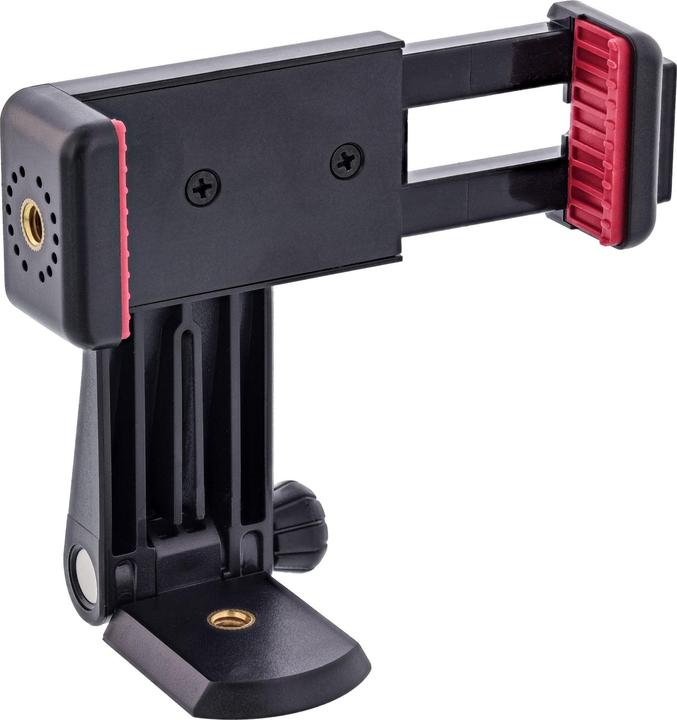 Immagine prodotto InLine ® Smartphone Halterung, 55–85mm, 1/4" Gewinde & Kaltschuh, schwarz