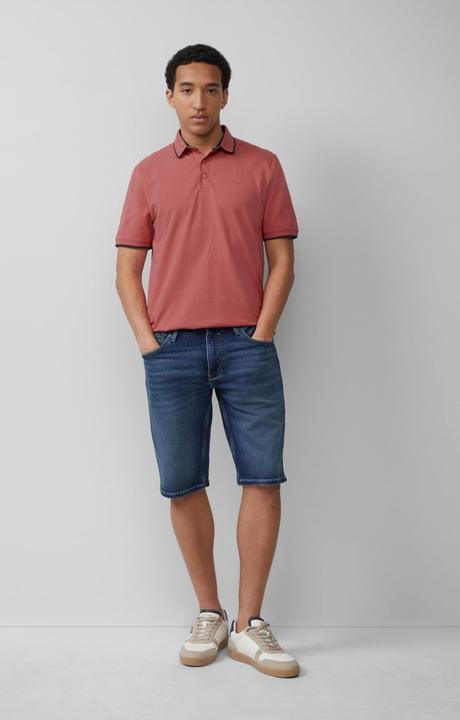 Produktbild S.Oliver Polo-Shirt Sportives Piqué-Poloshirt mit Kontrast-Details (L)