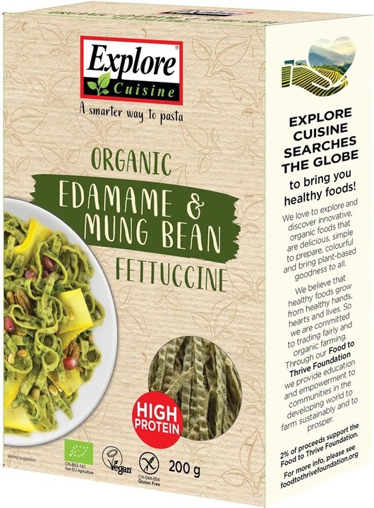 Produktbild Explore Cuisine Fettuccine aus Edamame & Mungobohnen Bio (241 g)