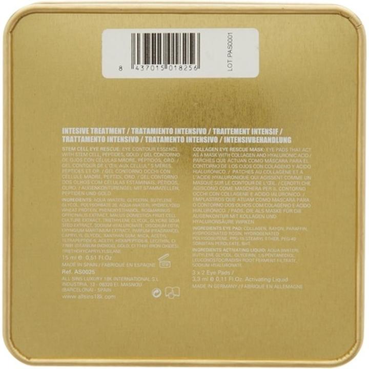 Actual product image All Sins18k All Sins 18k All Skin Eye Rescue 21 Days Intensive Treatment Set 2 Pieces (Eye care set, Day + Night, 200 g)