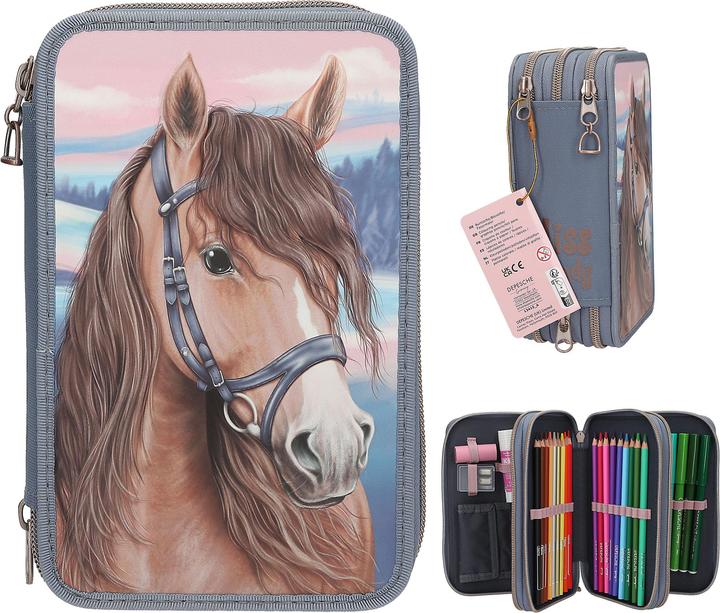 Image du produit Magni DEPESCHE Miss Melody Federtasche 3fach mit 3D Effekt