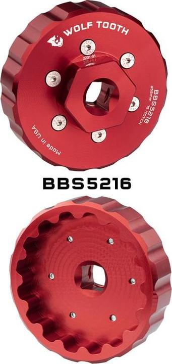 Wolf Tooth Trapasmoer BBS5216, 16mm moer