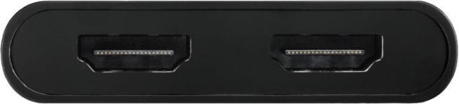Produktbild Club 3D Club3D Adapter USB-C (USB A Adapter) > 2x HDMI 4K@60Hz St/Bu retail (USB Typ-C, 9 cm)