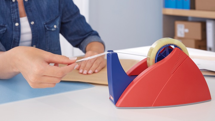 Immagine prodotto tesa EASY CUT PROFESSIONAL Stabile dispenser da tavolo per rotoli di tesafilm di grandi dimensioni