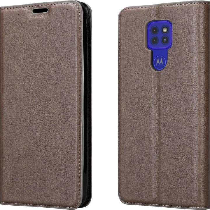 Actual product image Cadorabo Book Invisible Magnet Cover (Motorola Moto G9 Play)