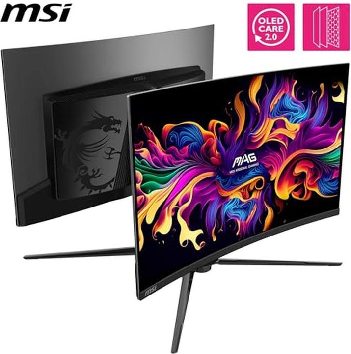 Actual product image MSI MPG 321CURX QD-OLED (3840 x 2160 Pixels, 31.50")
