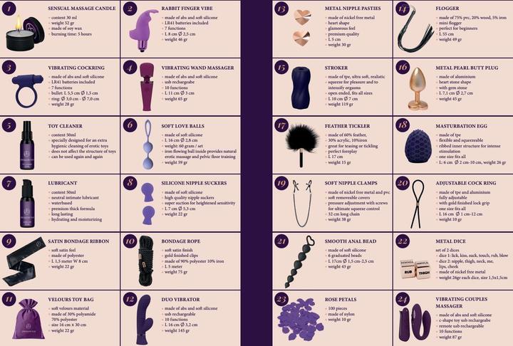 Productafbeelding Dreamtoys Dream Toys Pleasure Box Sexy adventskalender 2024 Erotische adventskalender voor koppels en singles