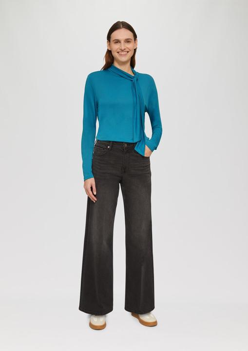 Produktbild S.Oliver T-Shirt Elastisches Longsleeve aus Modalmix mit Knotendetail (40)