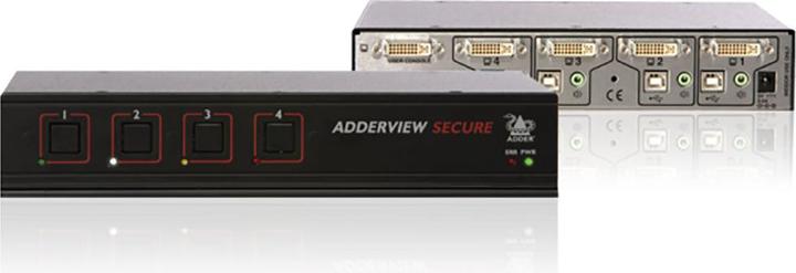 Produktbild Adder Secure KVM Switch with USB, DVI EAL4+ and EAL2+ Accredited 4 port
